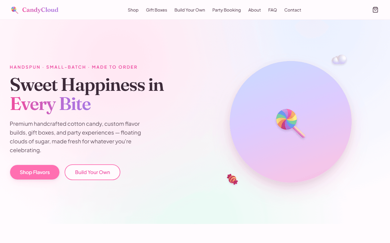 CandyCloud screenshot